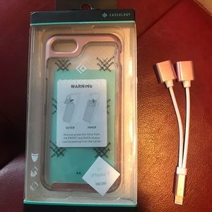 iPhone 7 case & adapter